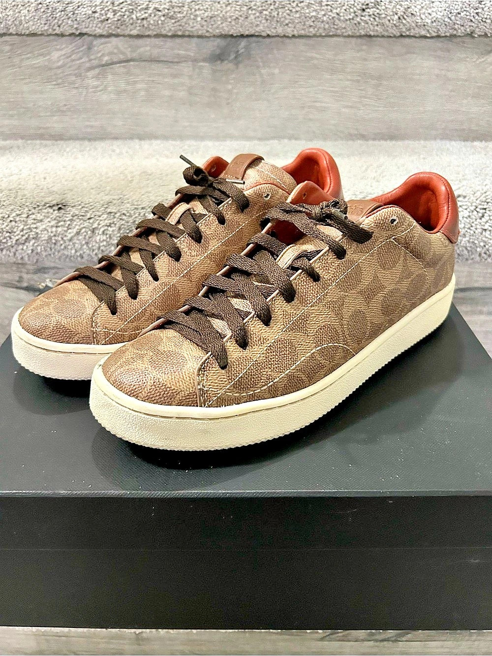 Coach CitySole High Top Sneaker High Top Sneakers in Brown US 9 Like New